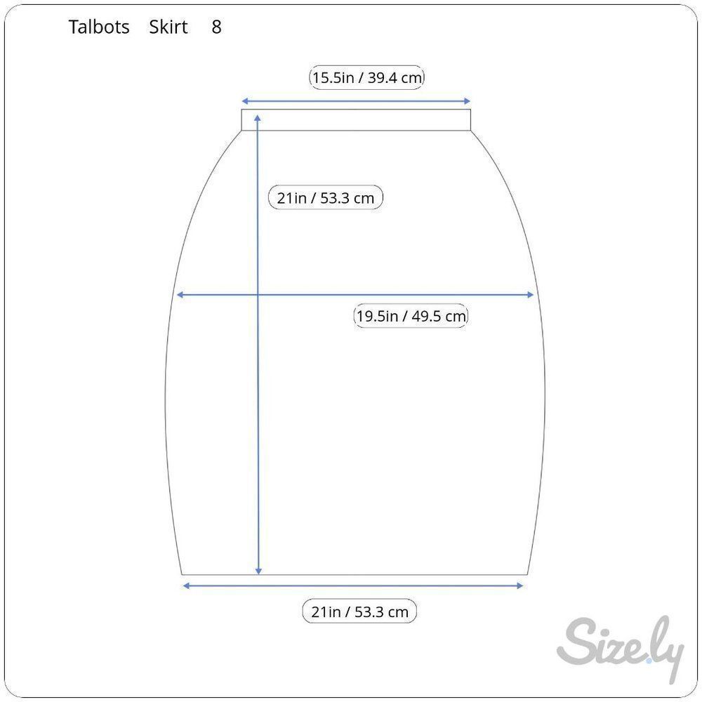Talbots Womens Skirt Knee Zip Pockets Houndstooth Pencil Size 8 - Picture 9 of 9